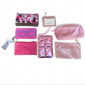 Pink and Purple Women's Accessory Set